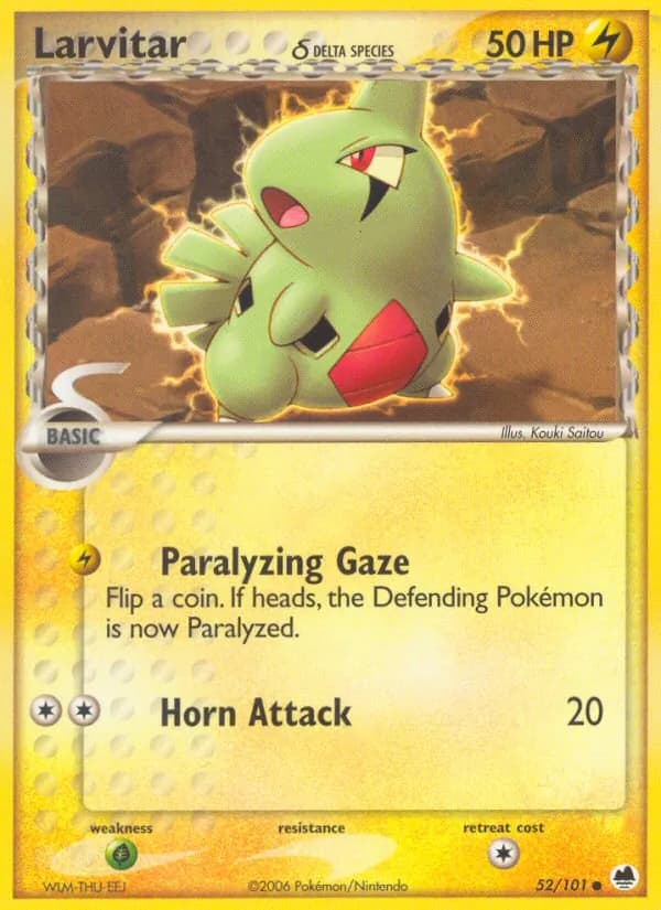 Larvitar δ card image