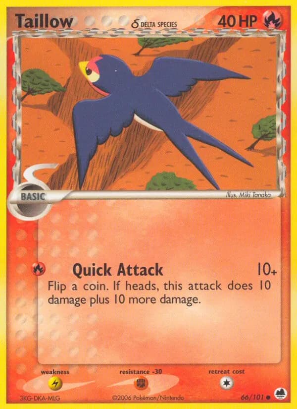 Taillow δ card image