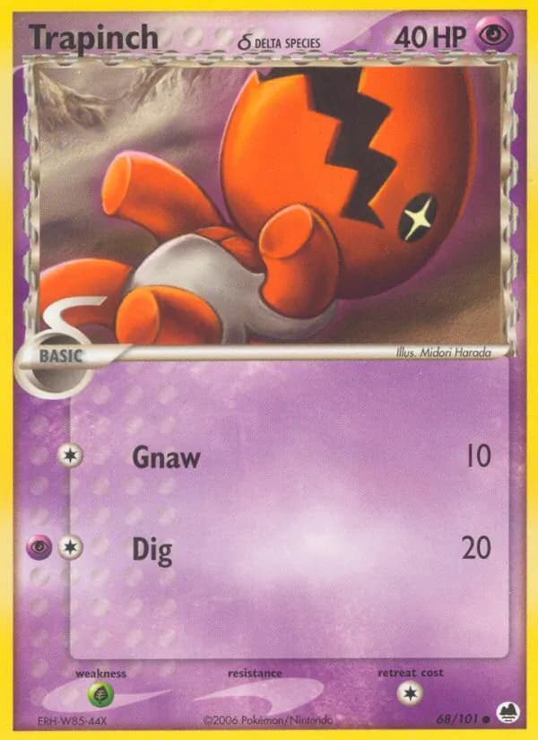 Trapinch δ card image