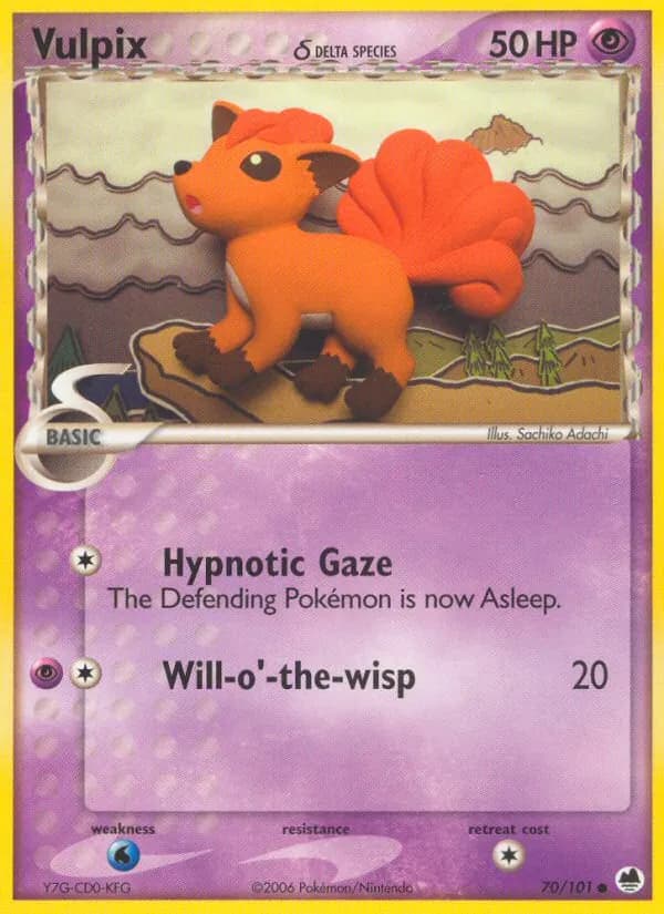 Vulpix δ card image