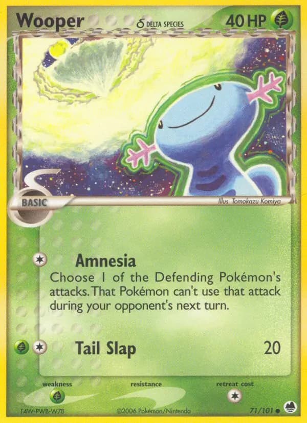 Wooper δ card image