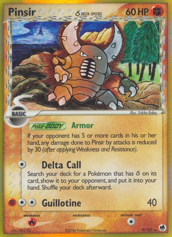 Pinsir δ card image
