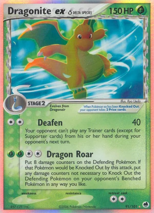 Dragonite ex δ card image