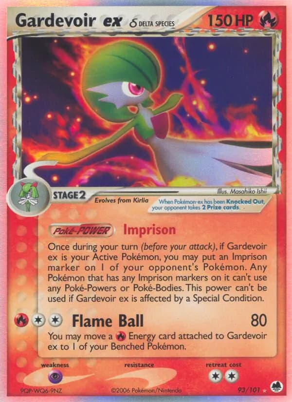 Gardevoir ex δ card image
