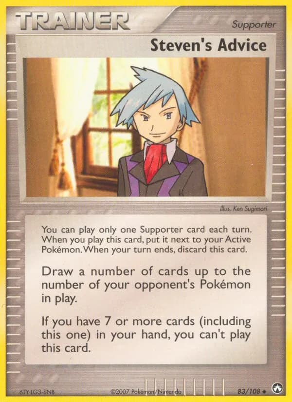 Steven's Advice card image