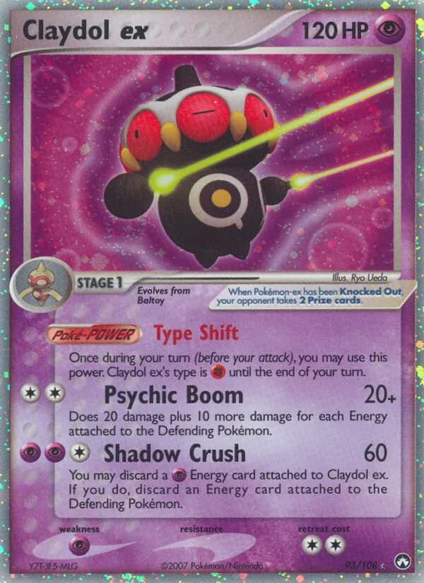 Claydol ex card image