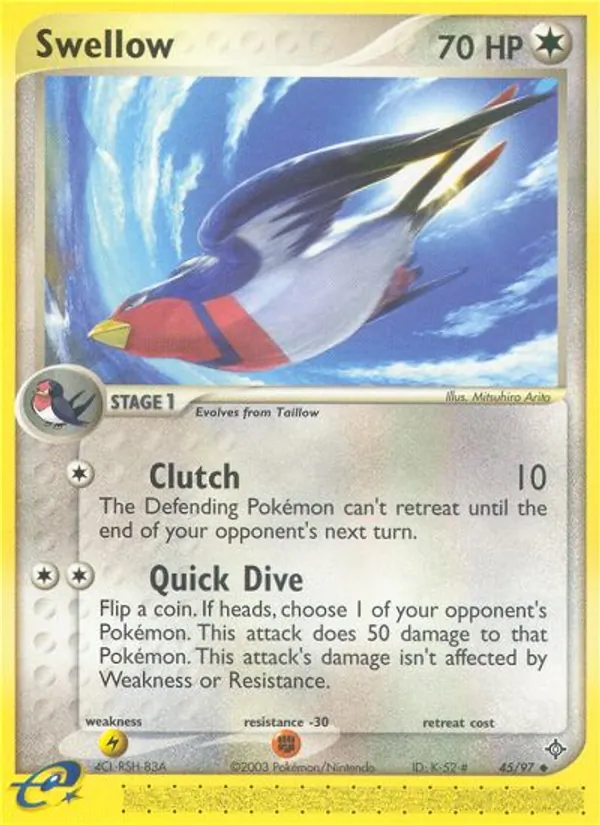 Swellow card image