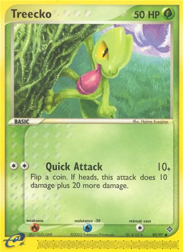Treecko card image