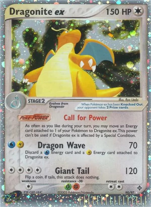 Dragonite ex card image