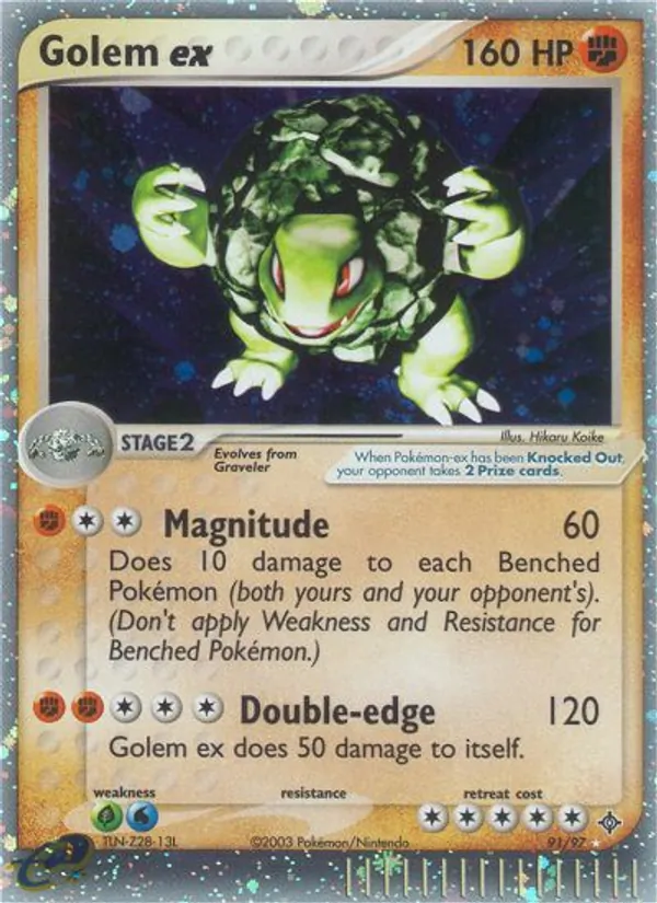 Golem ex card image