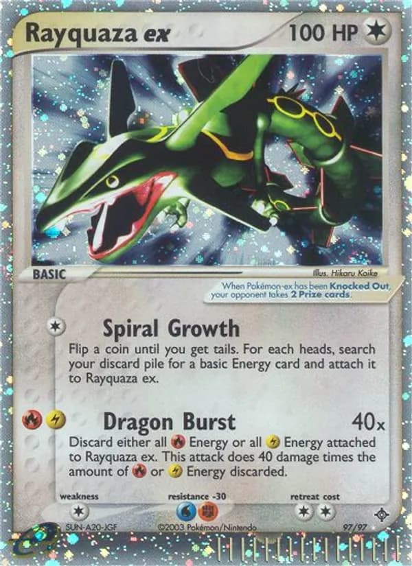 Rayquaza ex card image