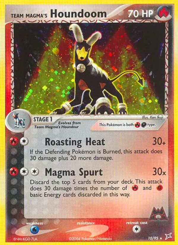 Team Magma's Houndoom card image