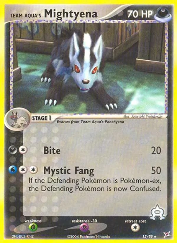 Team Aqua's Mightyena card image