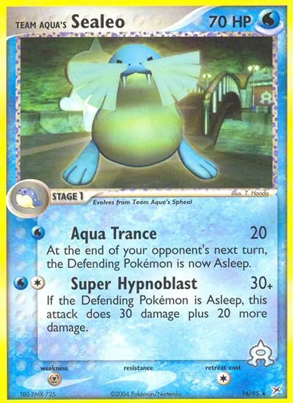 Team Aqua's Sealeo card image