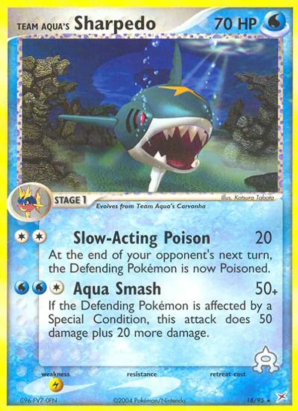 Team Aqua's Sharpedo card image