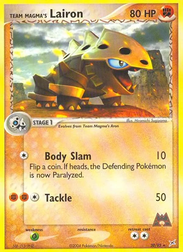 Team Magma's Lairon card image