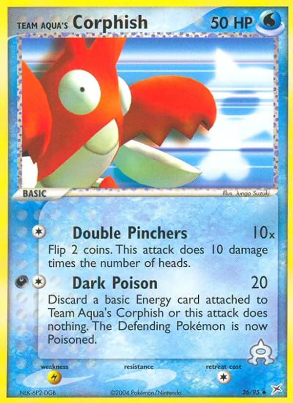 Team Aqua's Corphish card image