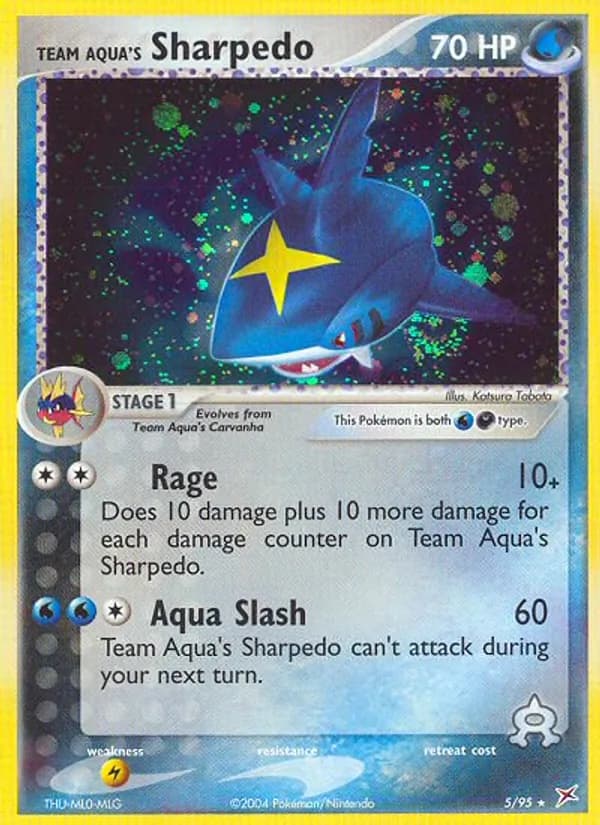 Team Aqua's Sharpedo card image