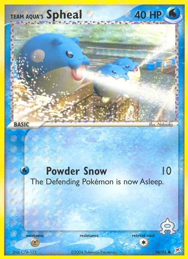 Team Aqua's Spheal card image