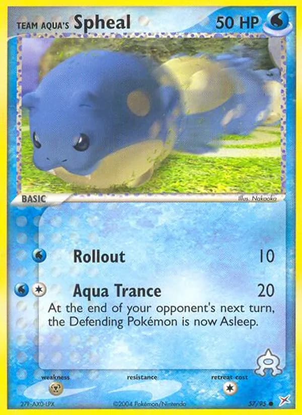 Team Aqua's Spheal card image