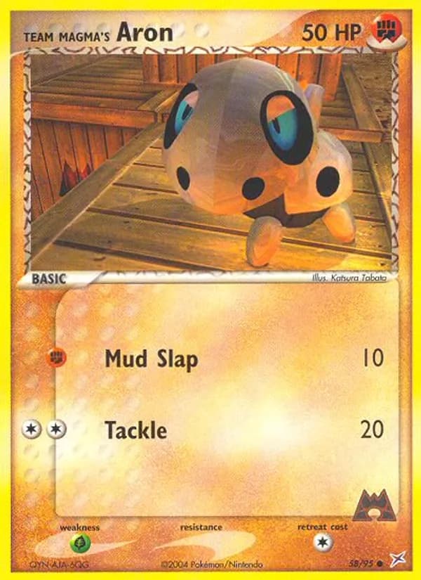 Team Magma's Aron card image