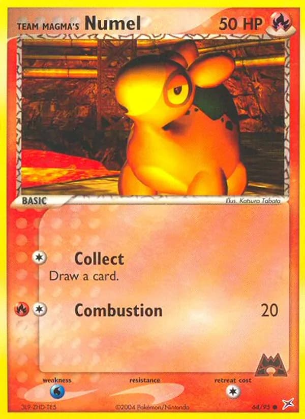 Team Magma's Numel card image