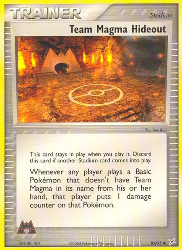 Team Magma Hideout card image