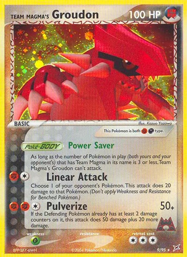 Team Magma's Groudon card image