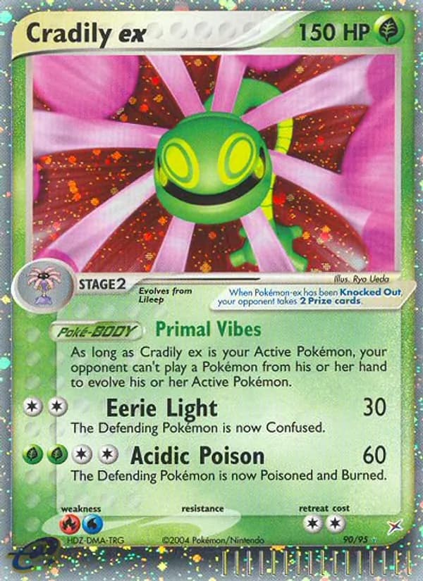 Cradily ex card image