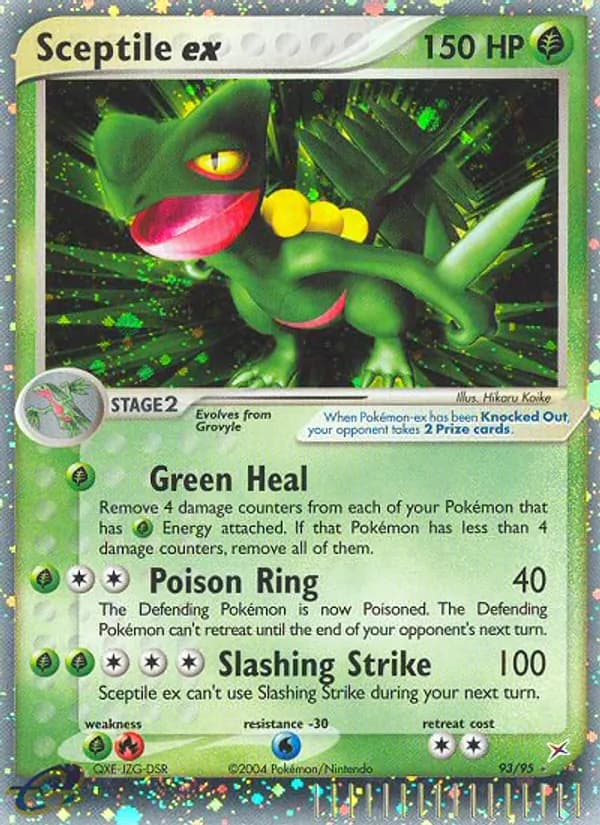 Sceptile ex card image