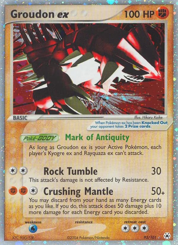 Groudon ex card image