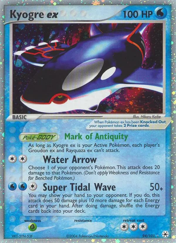 Kyogre ex card image