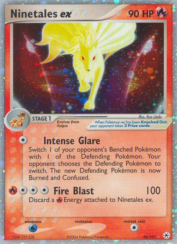 Ninetales ex card image