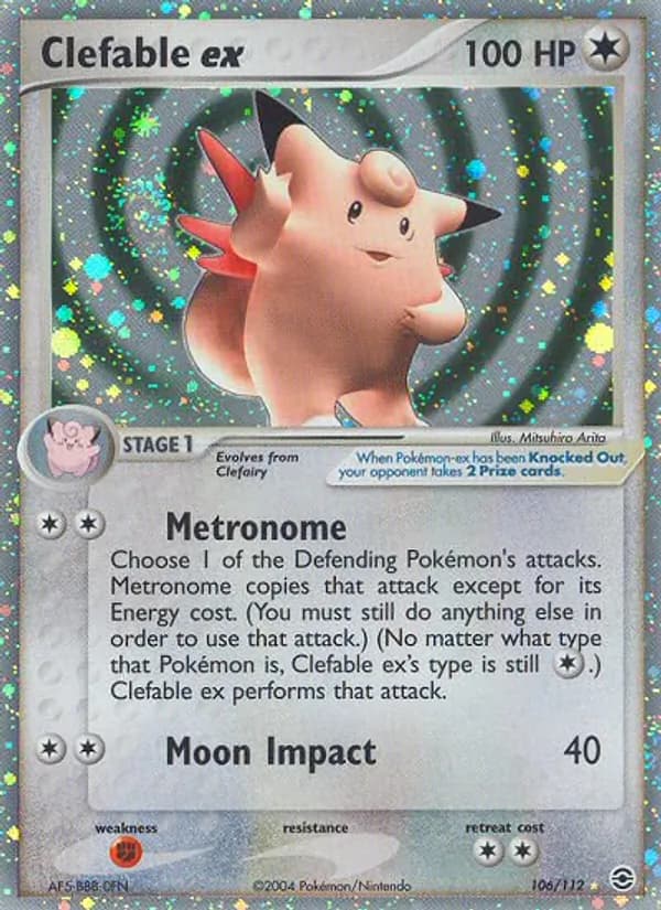 Clefable ex card image