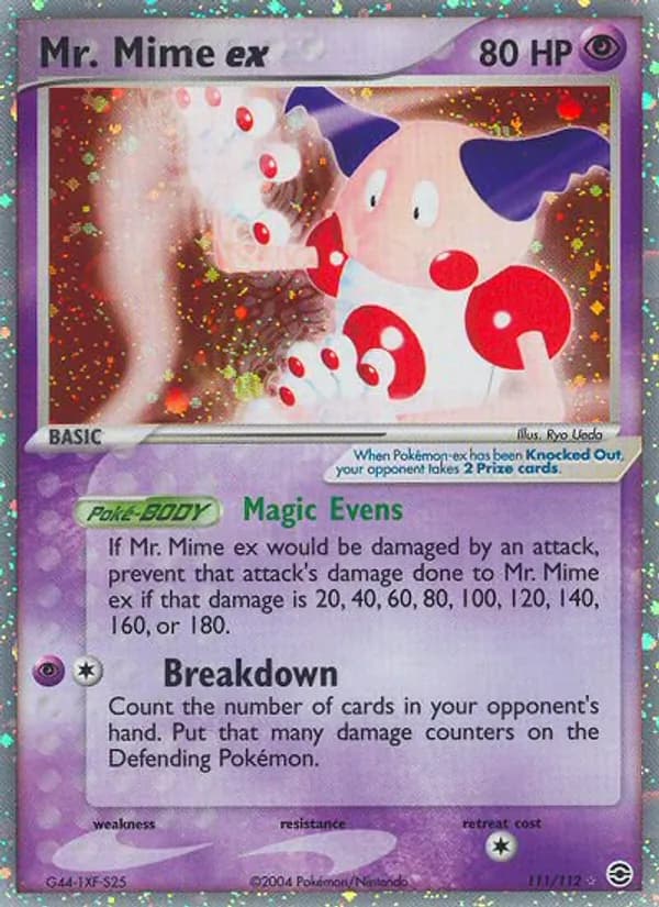 Mr. Mime ex card image