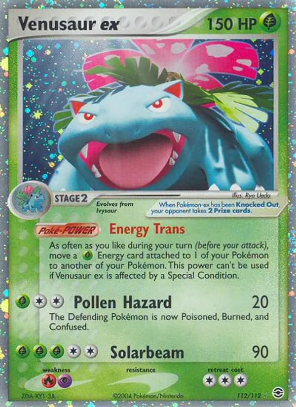 Venusaur ex card image