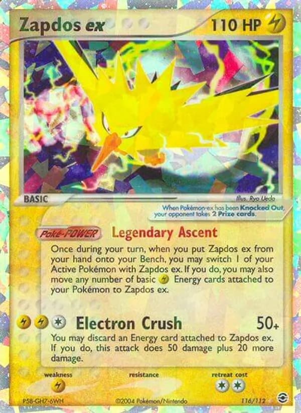 Zapdos ex card image