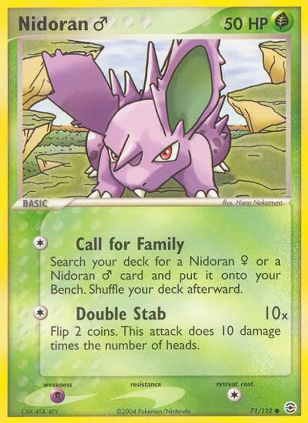 Nidoran♂ card image