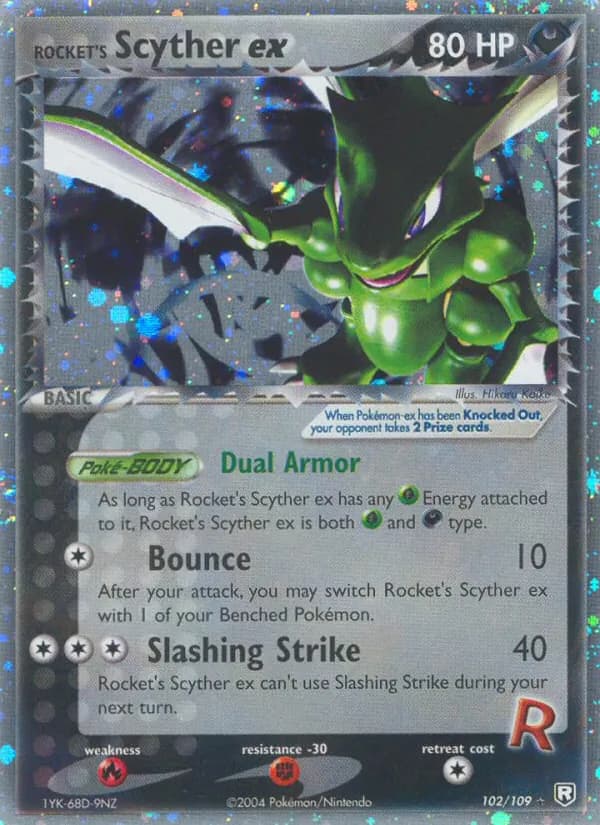 Rocket's Scyther ex card image