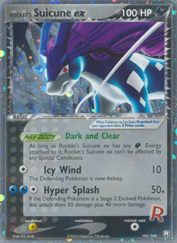 Rocket's Suicune ex card image