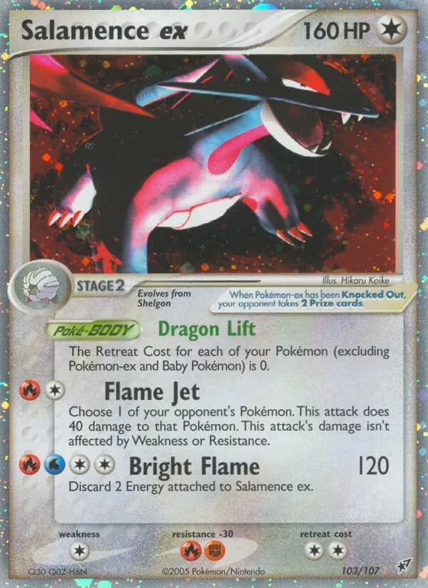 Salamence ex card image