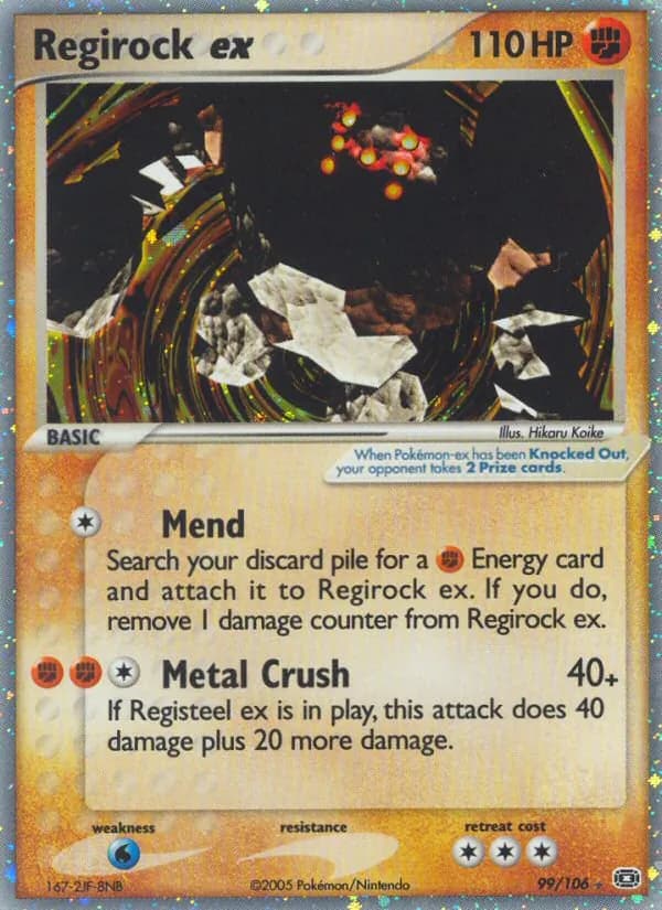 Regirock ex card image