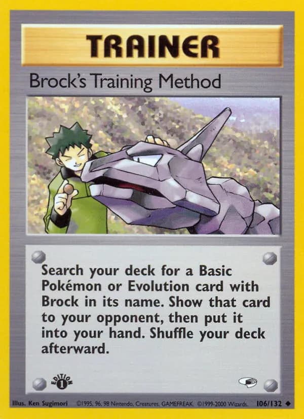 Brock's Training Method card image