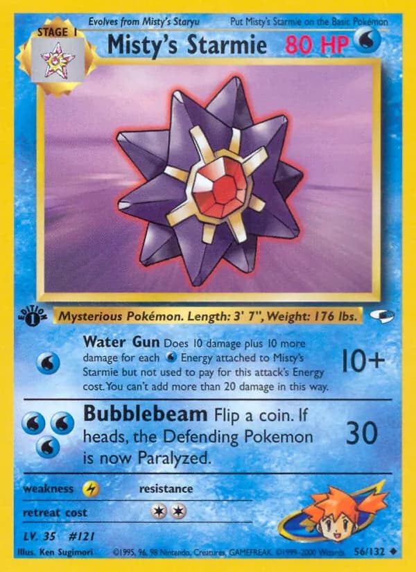 Misty's Starmie card image