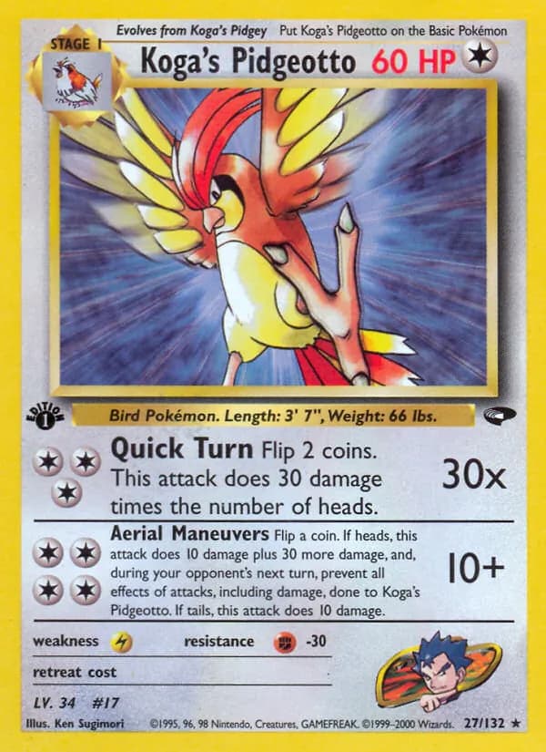Koga's Pidgeotto card image