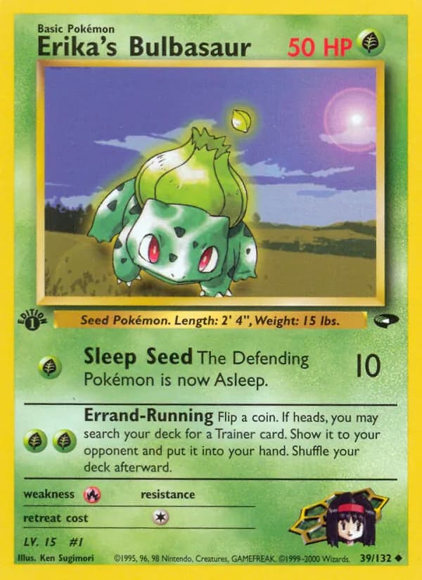 Erika's Bulbasaur card image