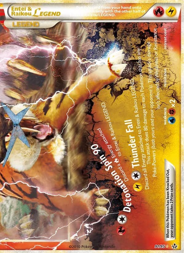 Entei & Raikou LEGEND card image