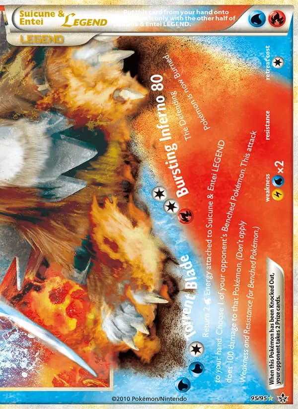 Suicune & Entei LEGEND card image