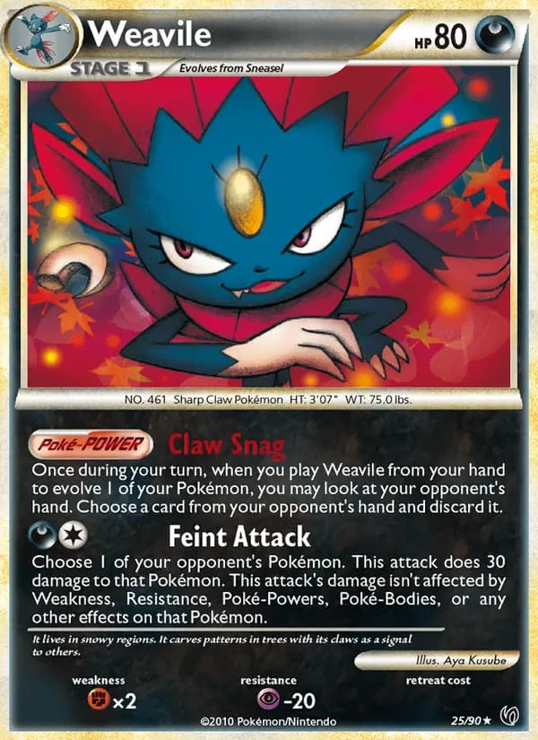 Weavile card image