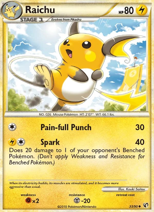 Raichu card image